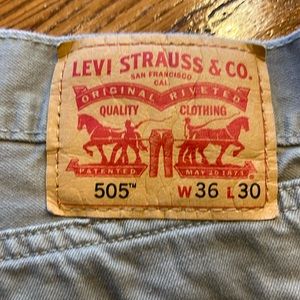 Levi’s 505 Tan 36x30 Denim